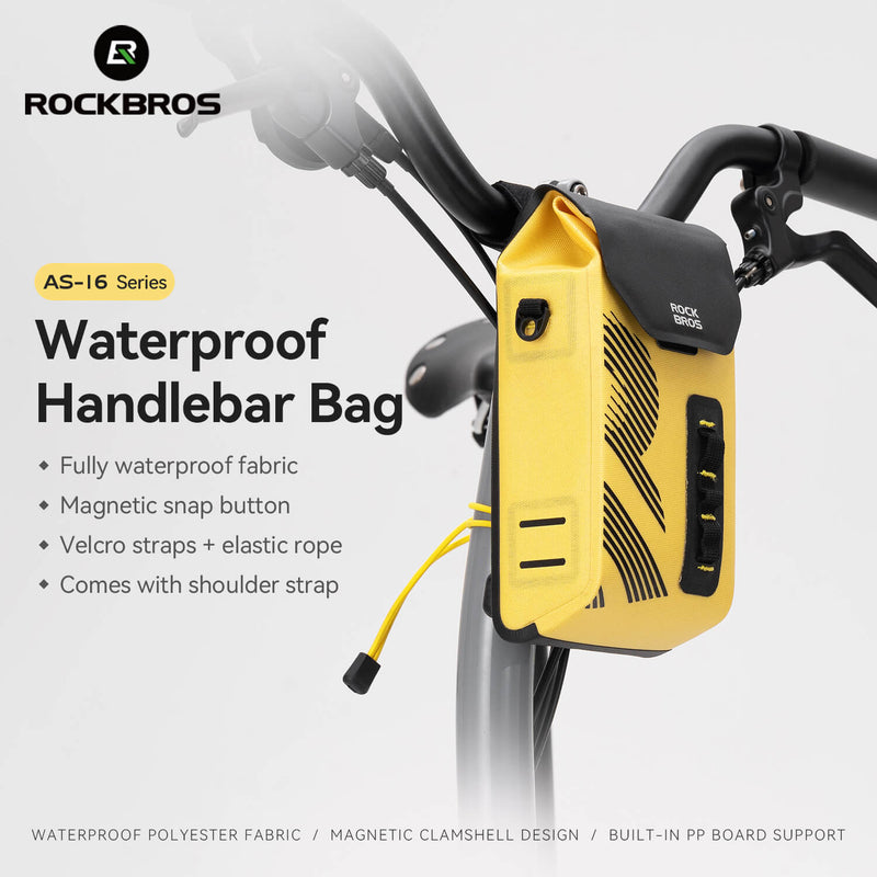 AS-160 100% Waterproof Bike Handlebar Ba - 1.3L-2