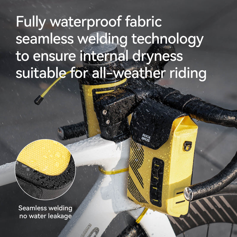 AS-160 100% Waterproof Bike Handlebar Ba - 1.3L-4