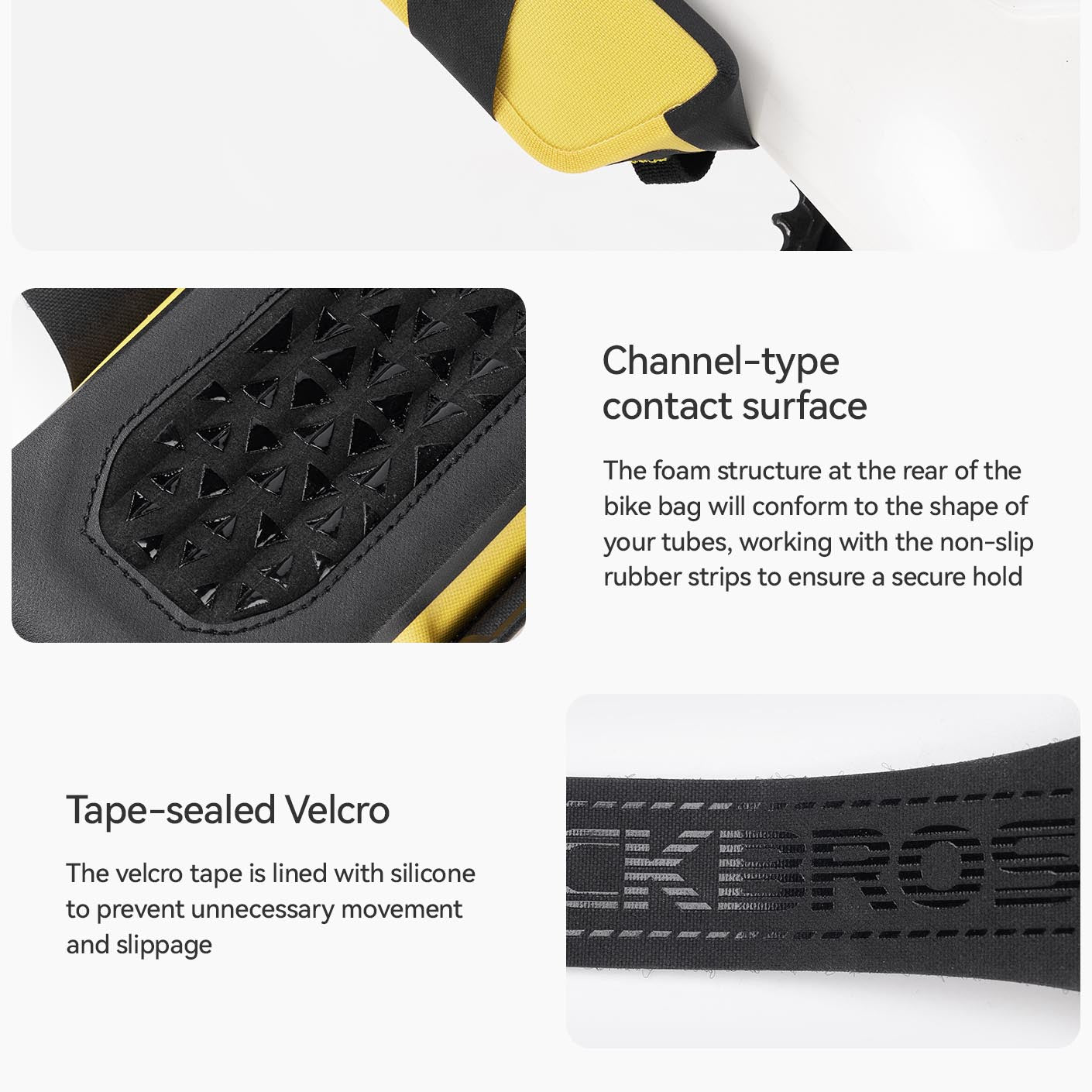 AS-161 100% Waterproof Bike Down Tube Bag - 1L-5