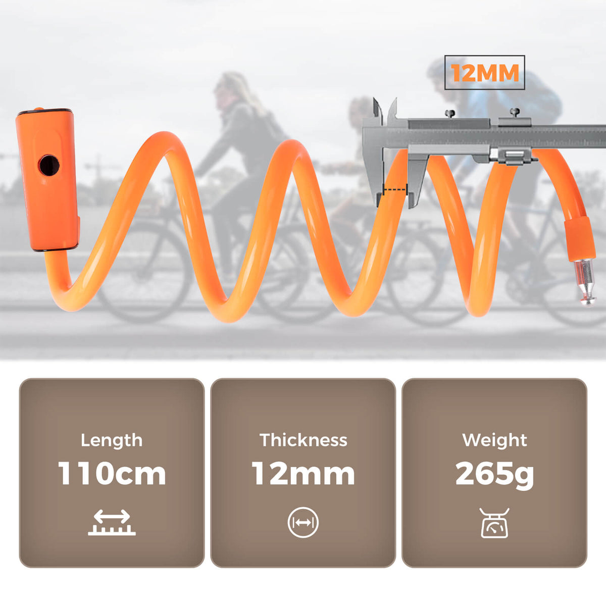 Bike Cable Lock - ridemart
