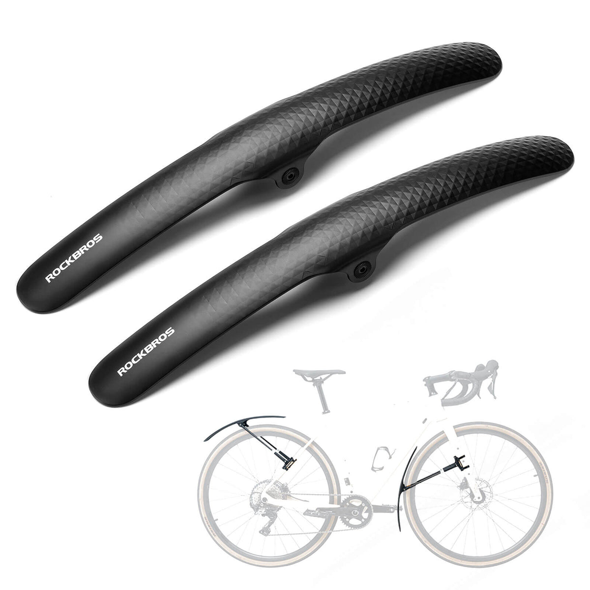 Bike Fenders for 700C Road Bikes – Quick-Release Mud Guards - ridemart