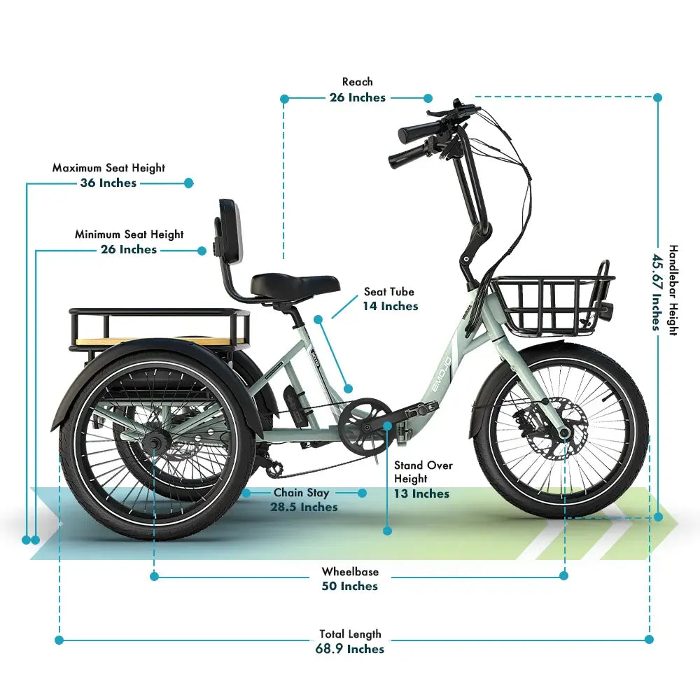 Dexter - Experience Unmatched Comfort with the Portable Emojo Trike-6