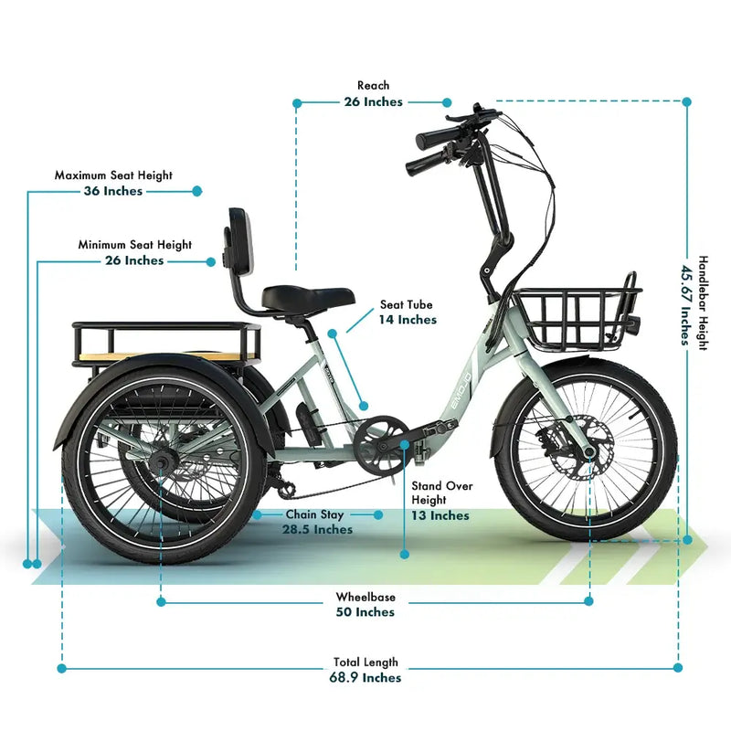 Dexter - Experience Unmatched Comfort with the Portable Emojo Trike-6