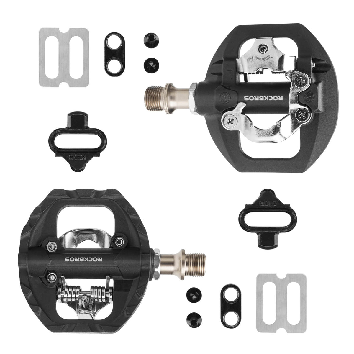 Dual Platform MTB Pedals - Clipless & Flat - ridemart