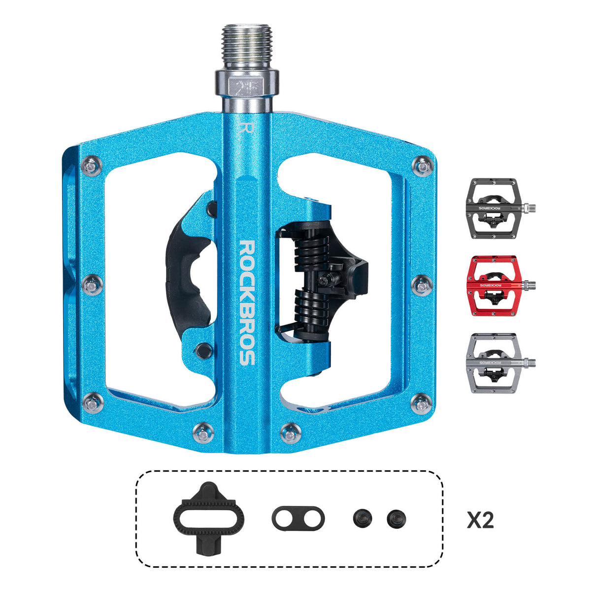 Dual-Use Clipless & Flat Bike Pedals - ridemart