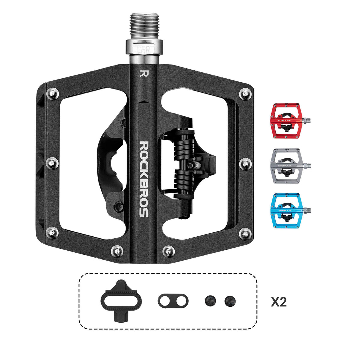 Dual-Use Clipless & Flat Bike Pedals - ridemart