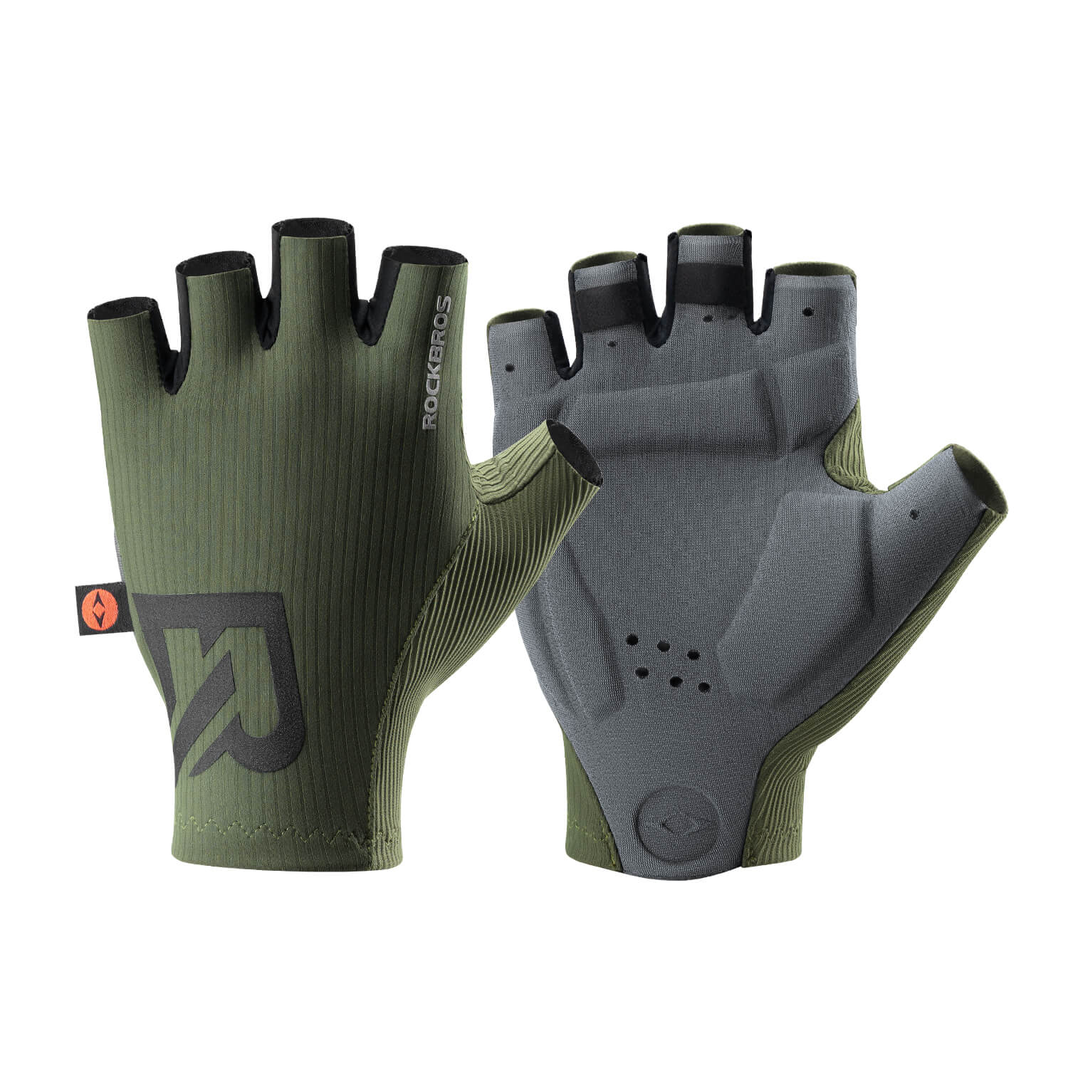 Elastic Interface® Half-Finger Cycling Gloves with Padded Palm-1