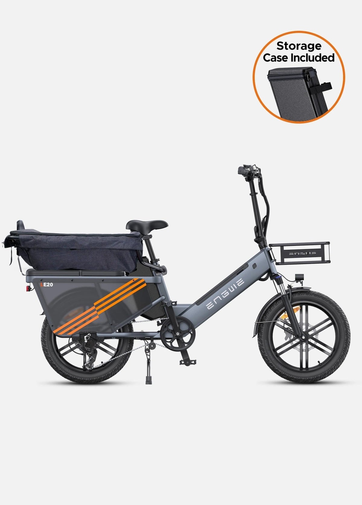 ENGWE LE20 1300W Peak Torque sensor Step-Thru Cargo Ebike - ridemart