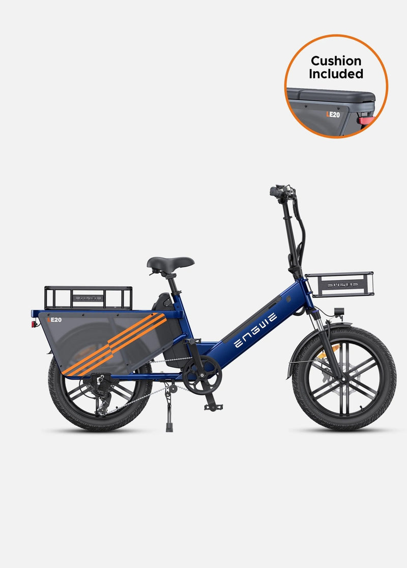 ENGWE LE20 1300W Peak Torque sensor Step-Thru Cargo Ebike - ridemart