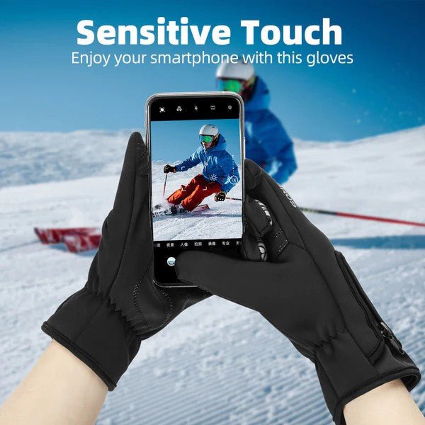 Fleece Full Finger Cycling Gloves - ridemart