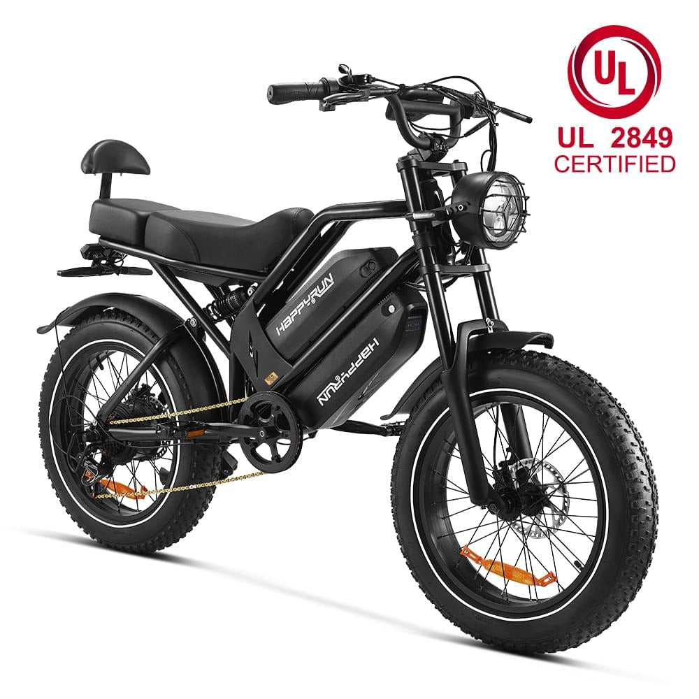 HappyRun G70 UL 2849 Certified Dual Battery Fast Electric - ridemart