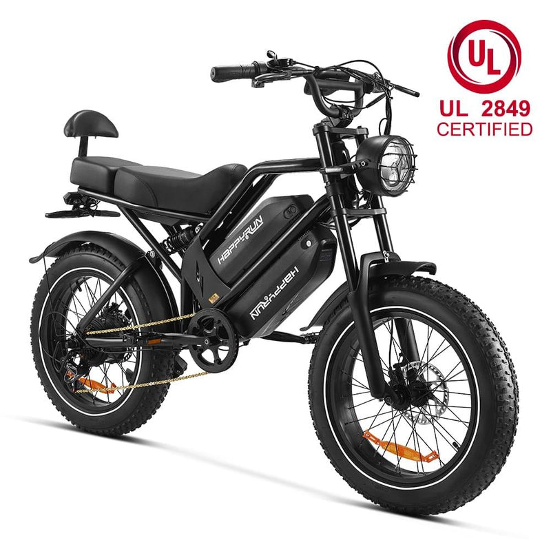 HappyRun G70 UL 2849 Certified Dual Battery Fast Electric - ridemart