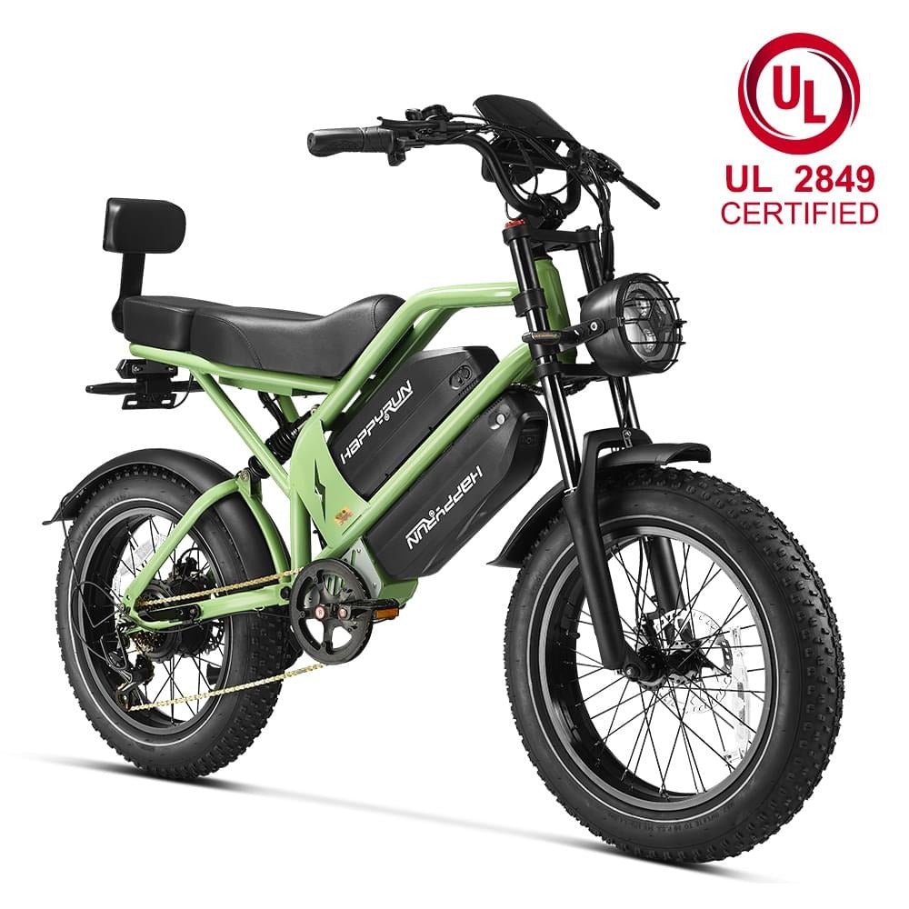 HappyRun G70 UL 2849 Certified Dual Battery Fast Electric - ridemart