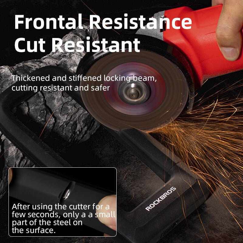 Heavy-Duty Anti-Cut Bike U-Lock - ridemart