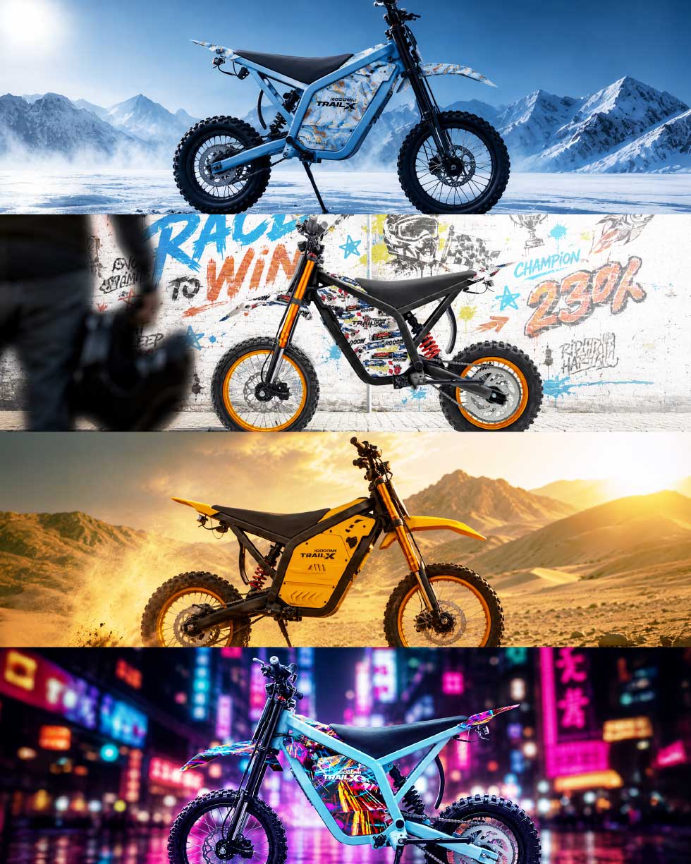 IGOGOMI TRAIL X 4000W Electric Dirt Bike (Custom Colors)-72