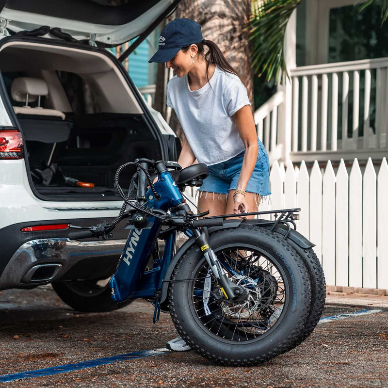 Hynox Trooper X 20” Fat Tire Folding Electric Bike-6