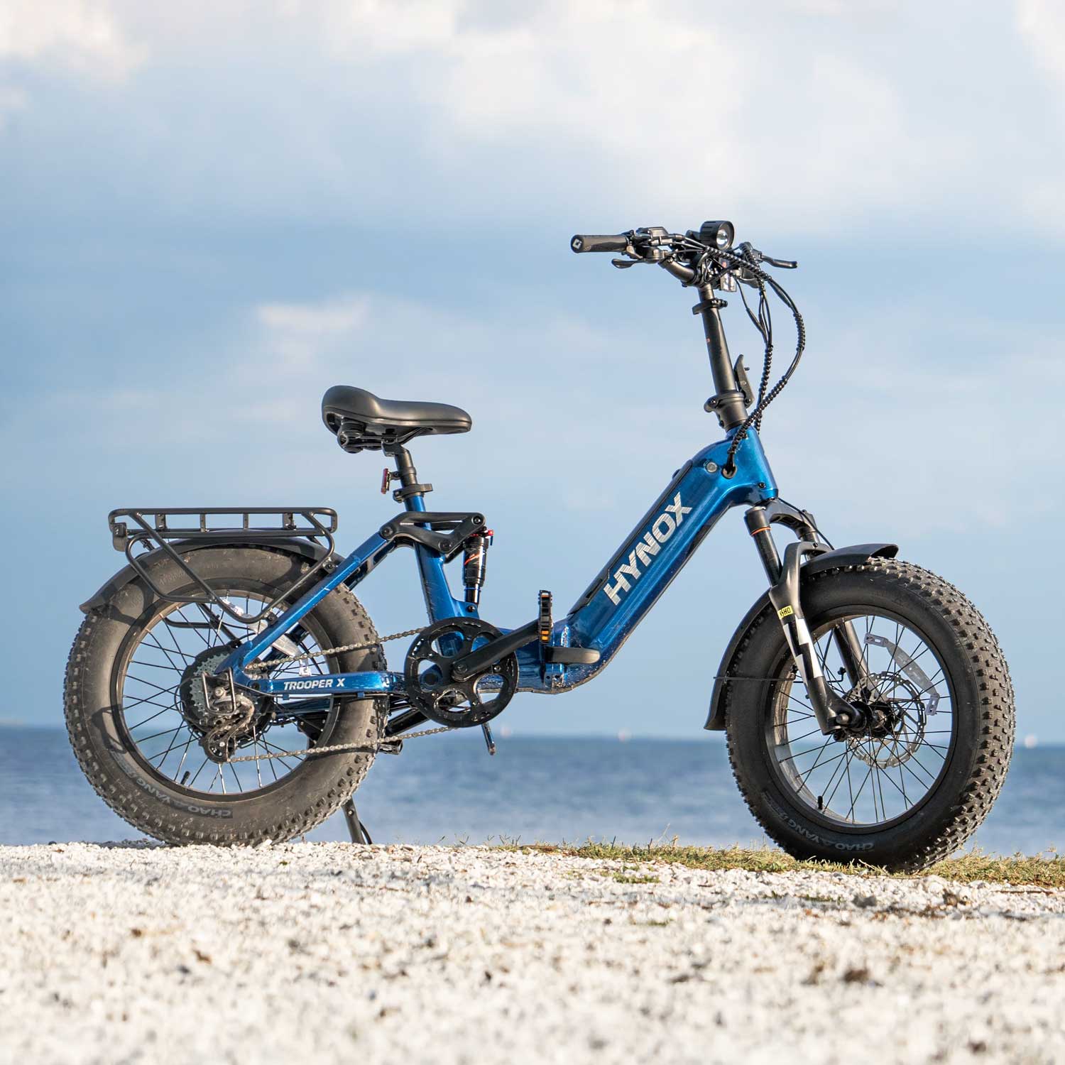 Hynox Trooper X 20” Fat Tire Folding Electric Bike-5