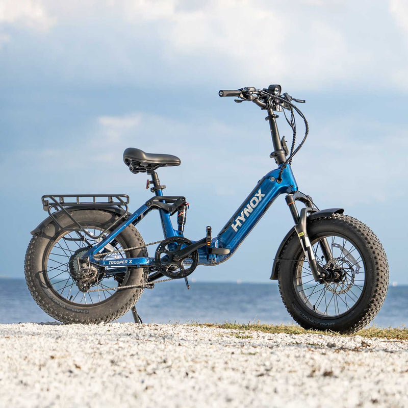 Hynox Trooper X 20” Fat Tire Folding Electric Bike-5