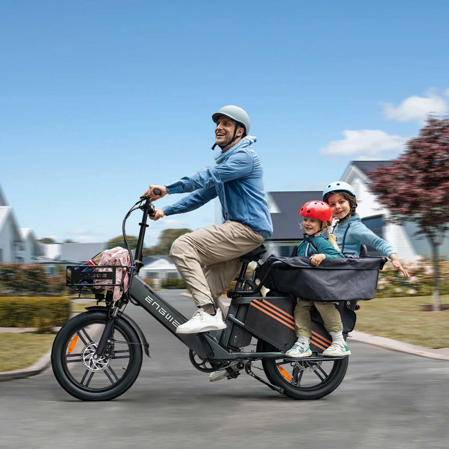 ENGWE LE20 1300W Peak Torque sensor Step-Thru Passenger Ebike-4