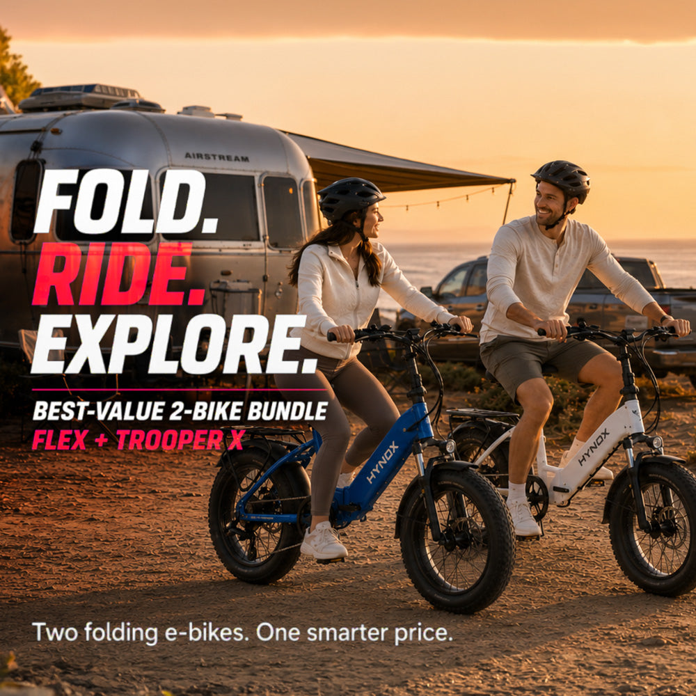 Hynox FLEX & Hynox Trooper X 20”  Folding Electric Bike Bundle