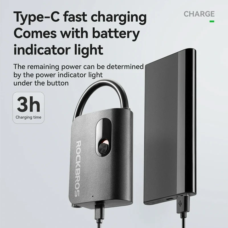 L1 Mini Electric Bike Pump - 70PSI-2