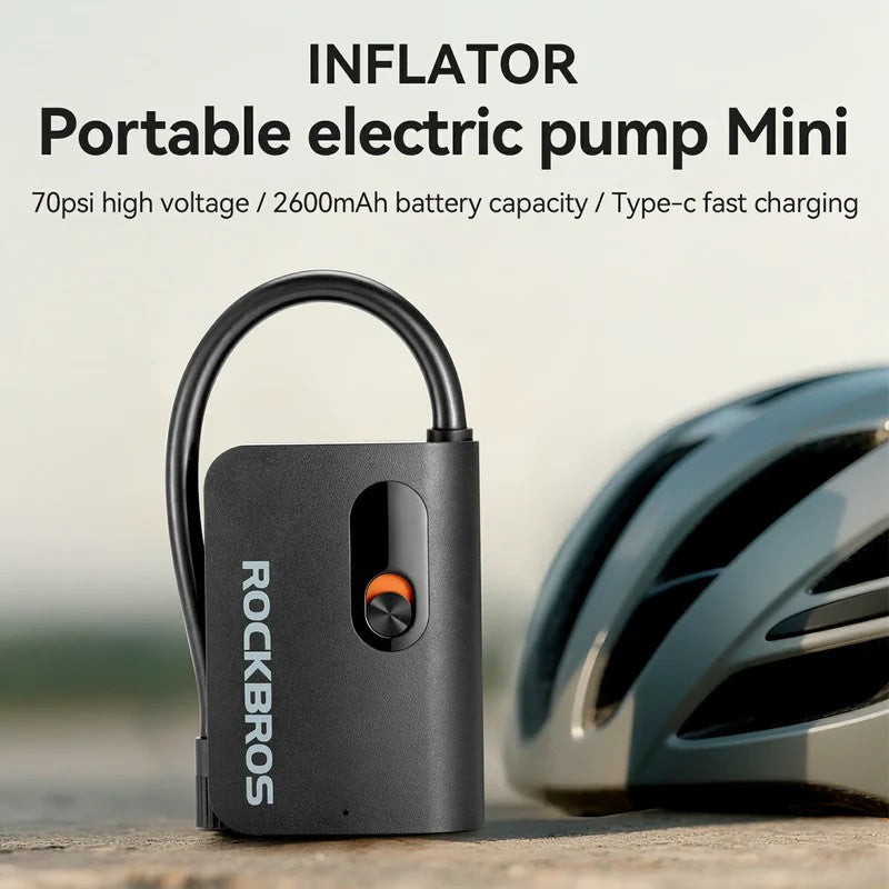 L1 Mini Electric Bike Pump - 70PSI-5