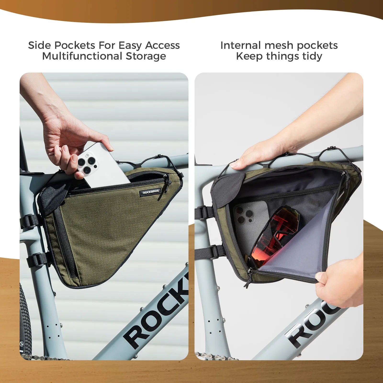 Large Capacity Bike Triangle Bag-1.5L-6