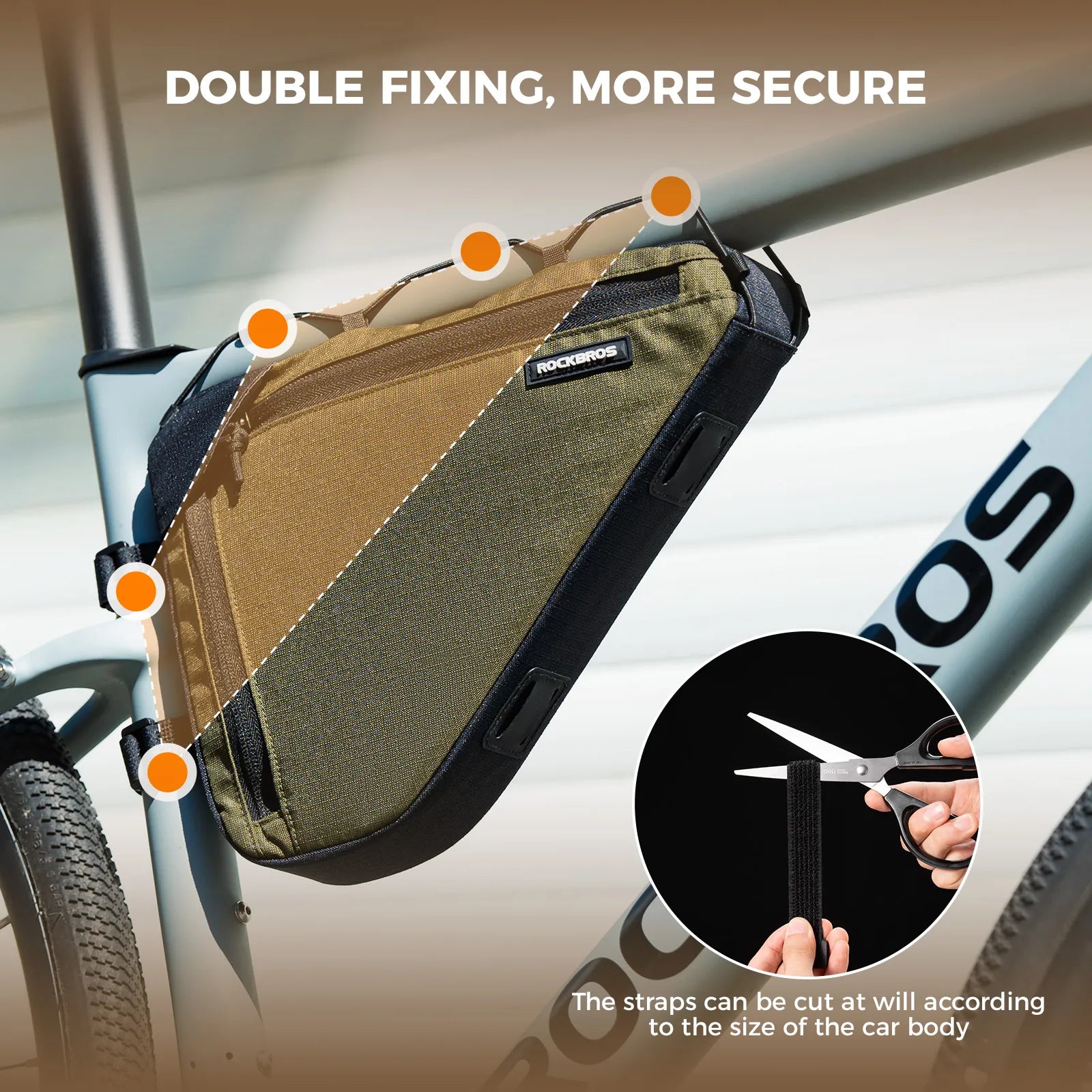Large Capacity Bike Triangle Bag-1.5L-4