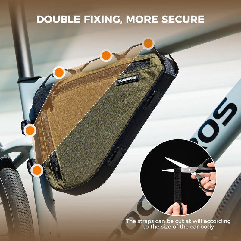 Large Capacity Bike Triangle Bag-1.5L-4