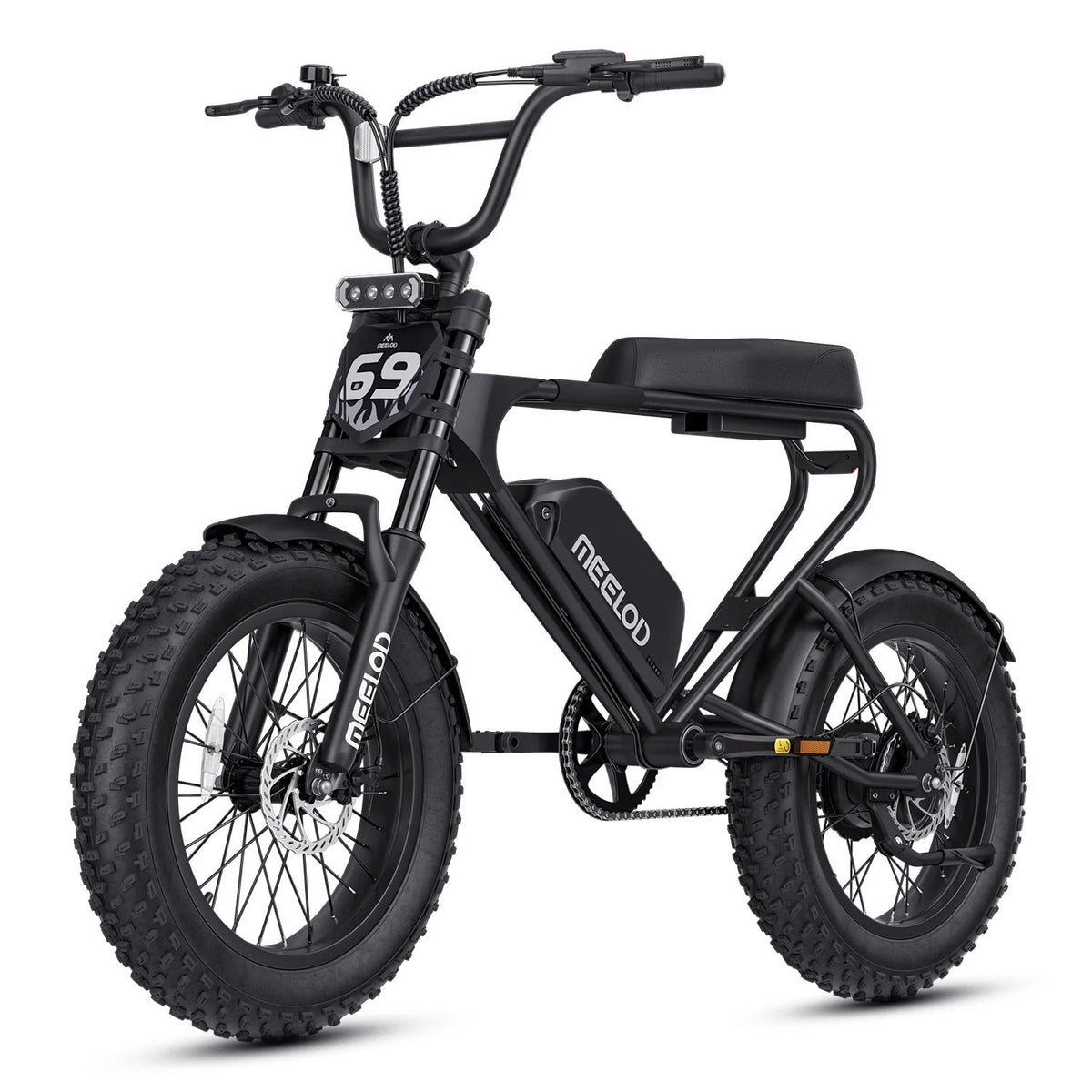 Meelod DK200F Moped-Style Fat Tire Electric Bike for Adults - ridemart