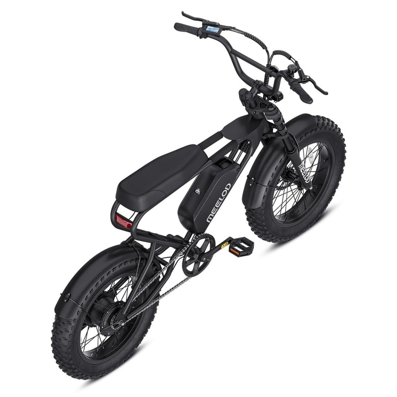 Meelod DK200F Moped-Style Fat Tire Electric Bike for Adults - ridemart