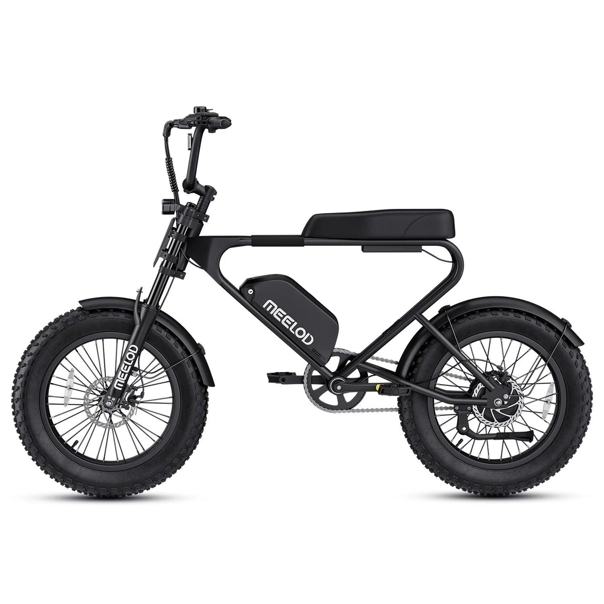 Meelod DK200F Moped-Style Fat Tire Electric Bike for Adults - ridemart