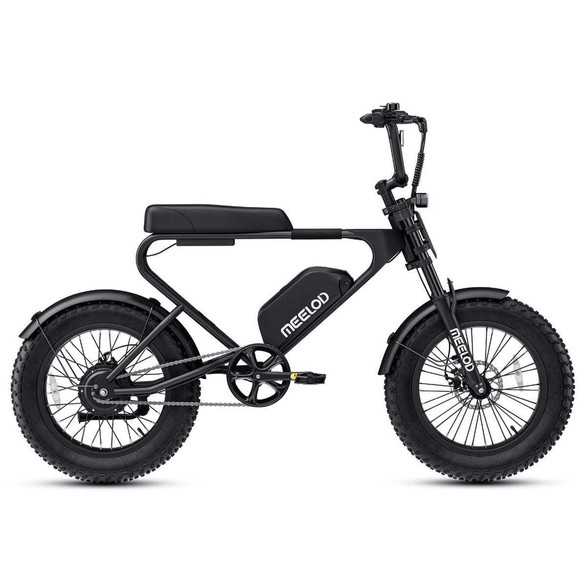 Meelod DK200F Moped-Style Fat Tire Electric Bike for Adults - ridemart