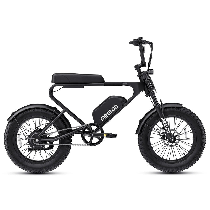 Meelod DK200F Moped-Style Fat Tire Electric Bike for Adults - ridemart