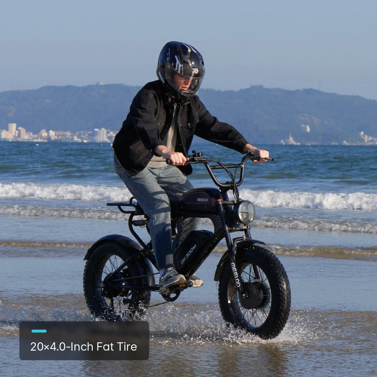 MEELOD DK300MAX Moped-Style Fat Tire Ebike - ridemart
