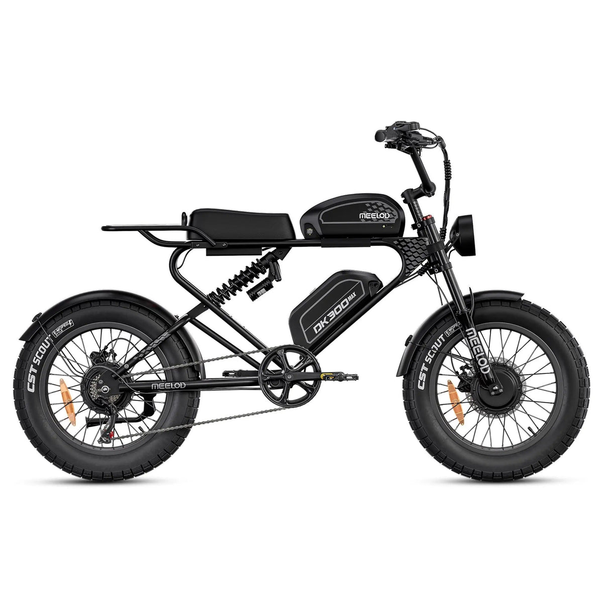MEELOD DK300MAX Moped-Style Fat Tire Ebike - ridemart