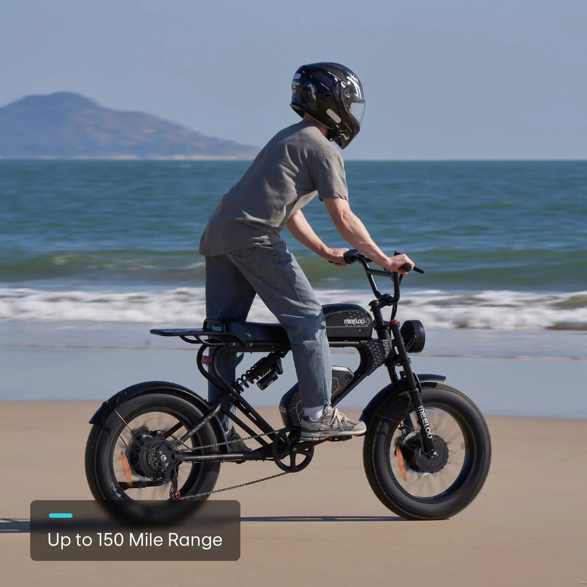 MEELOD DK300MAX Moped-Style Fat Tire Ebike - ridemart