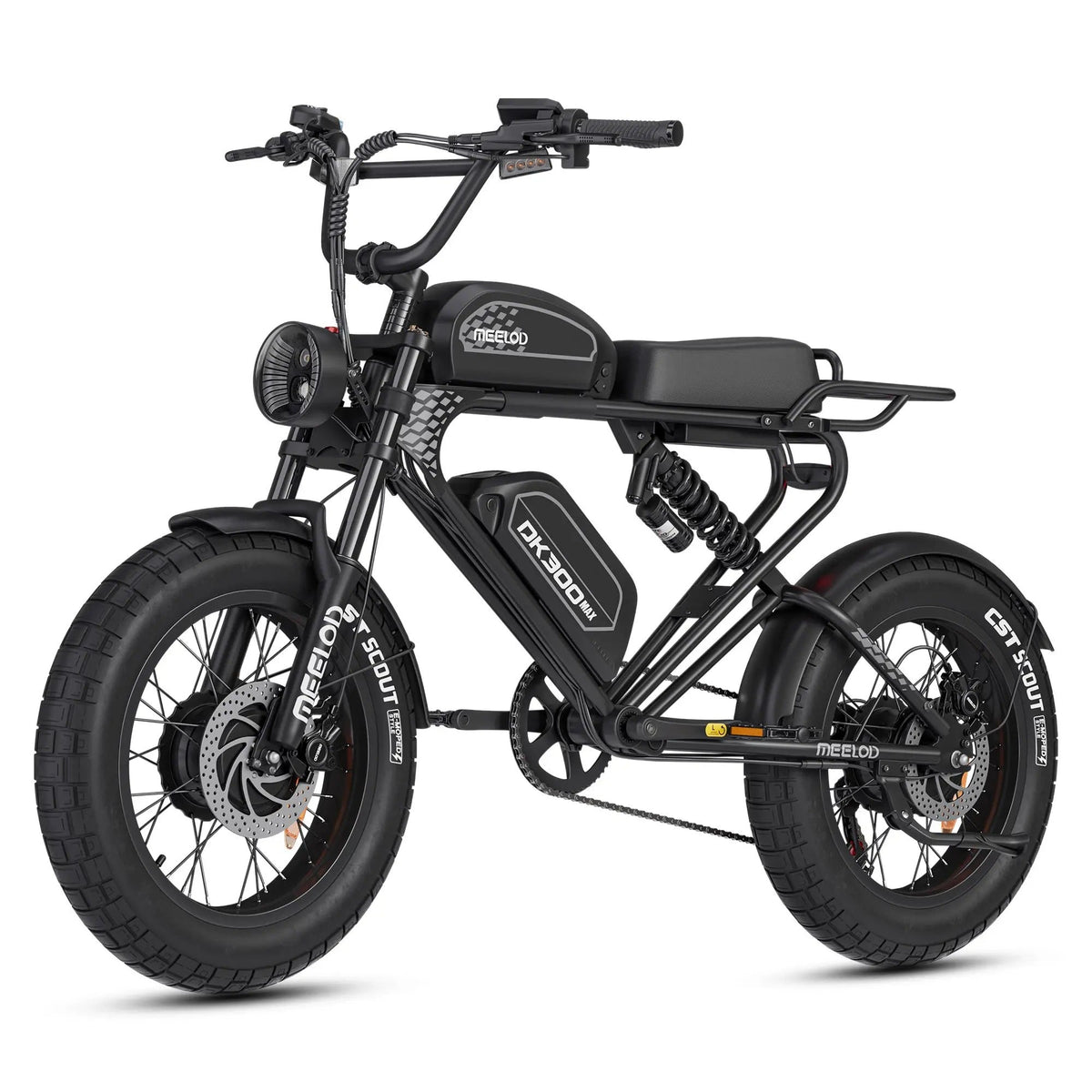 MEELOD DK300MAX Moped-Style Fat Tire Ebike - ridemart