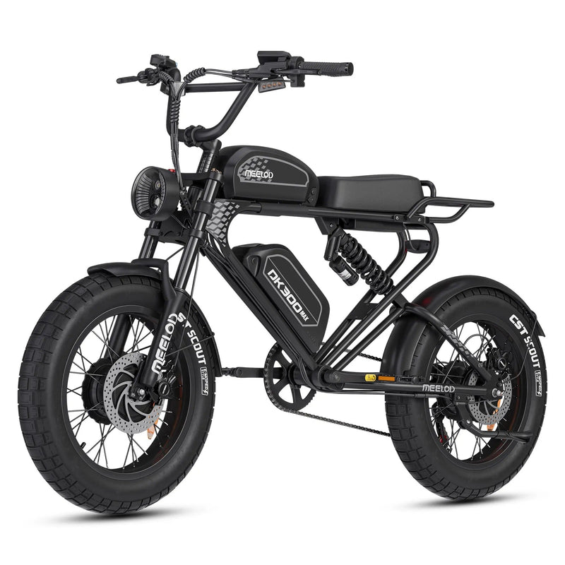 MEELOD DK300MAX Moped-Style Fat Tire Ebike - ridemart