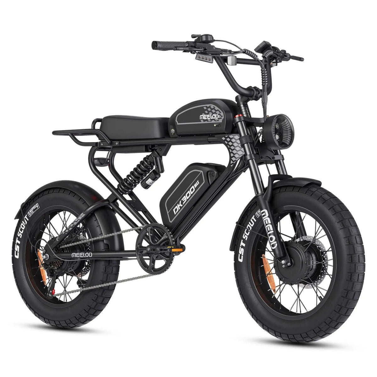 MEELOD DK300MAX Moped-Style Fat Tire Ebike - ridemart