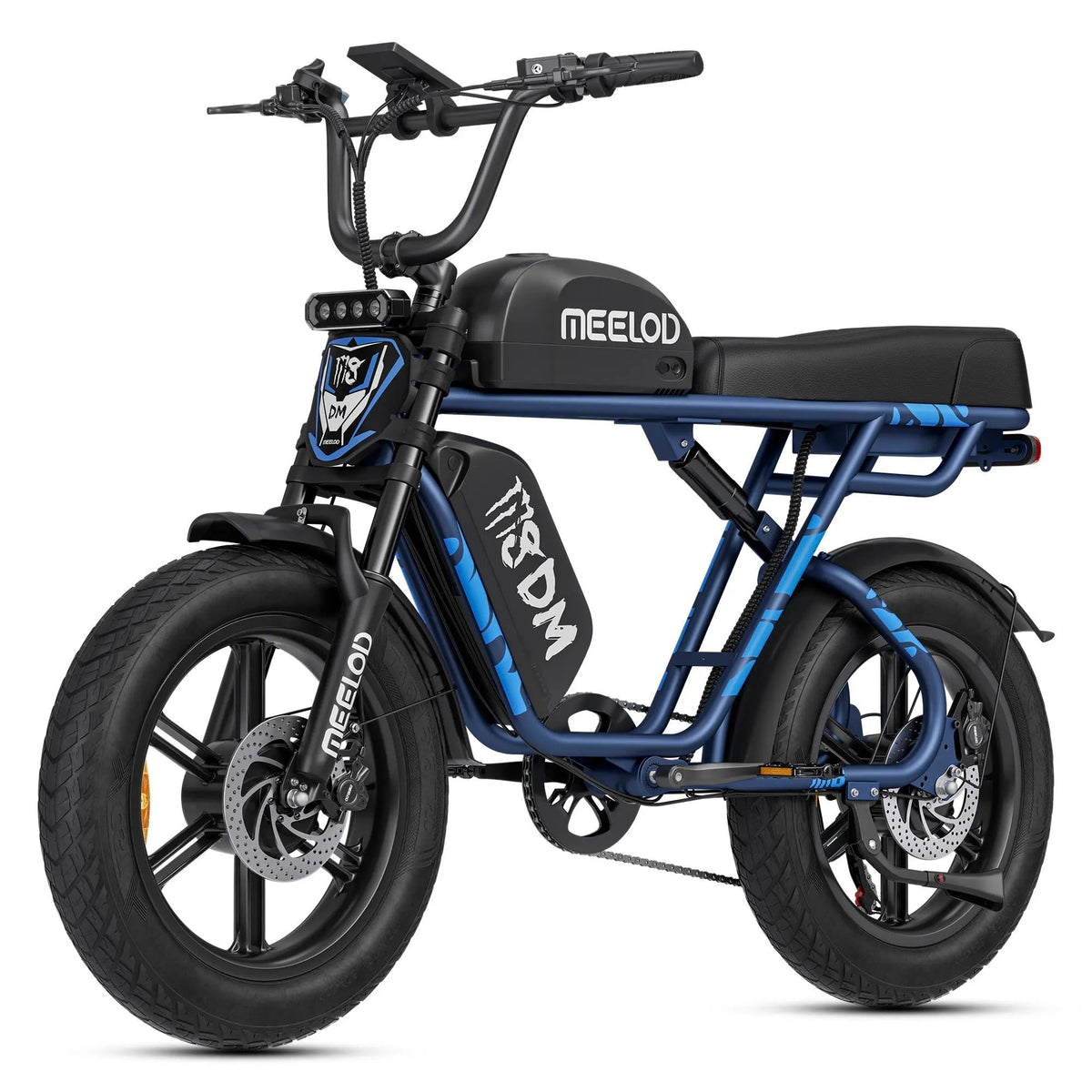 Meelod M8DM 2400W Dual Motor Dual Battery Fat Tire Ebike - ridemart