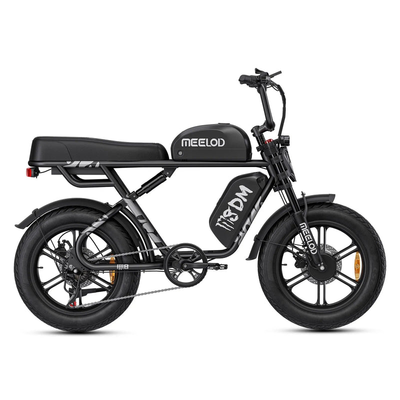 Meelod M8DM 2400W Dual Motor Dual Battery Fat Tire Ebike - ridemart