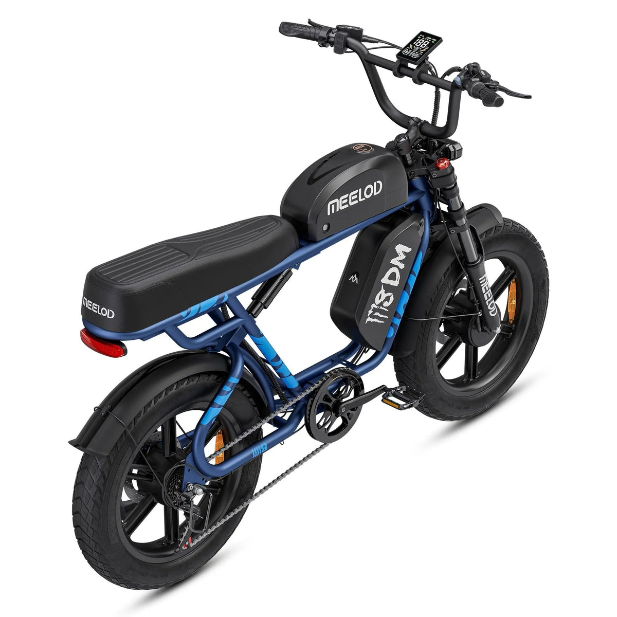 Meelod M8DM 2400W Dual Motor Dual Battery Fat Tire Ebike - ridemart