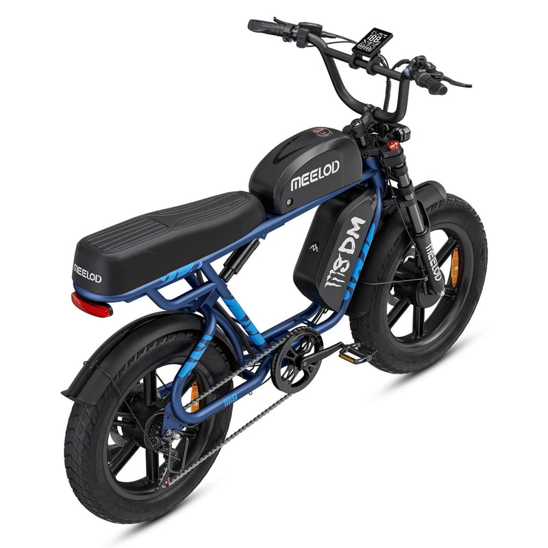 Meelod M8DM 2400W Dual Motor Dual Battery Fat Tire Ebike - ridemart