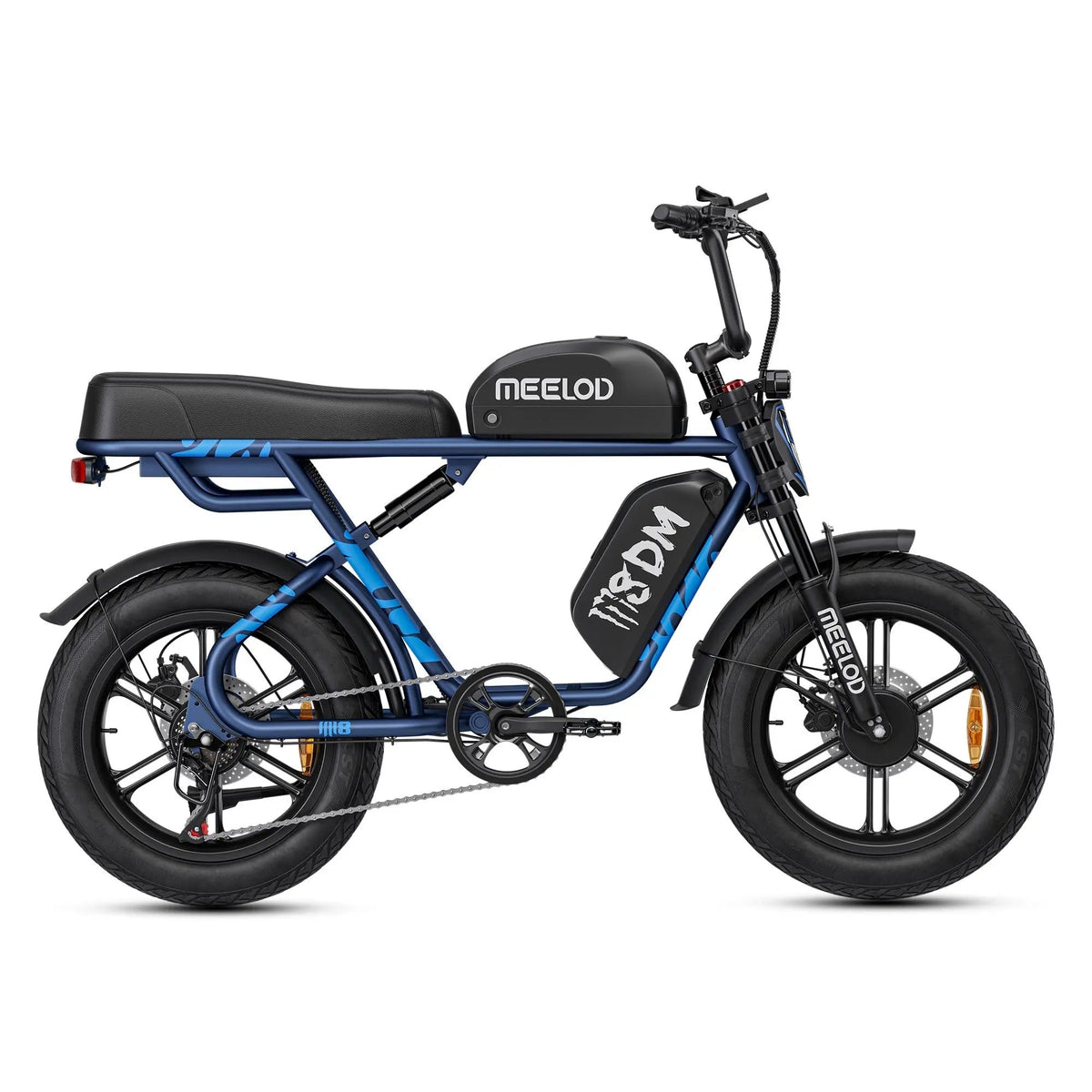 Meelod M8DM 2400W Dual Motor Dual Battery Fat Tire Ebike - ridemart