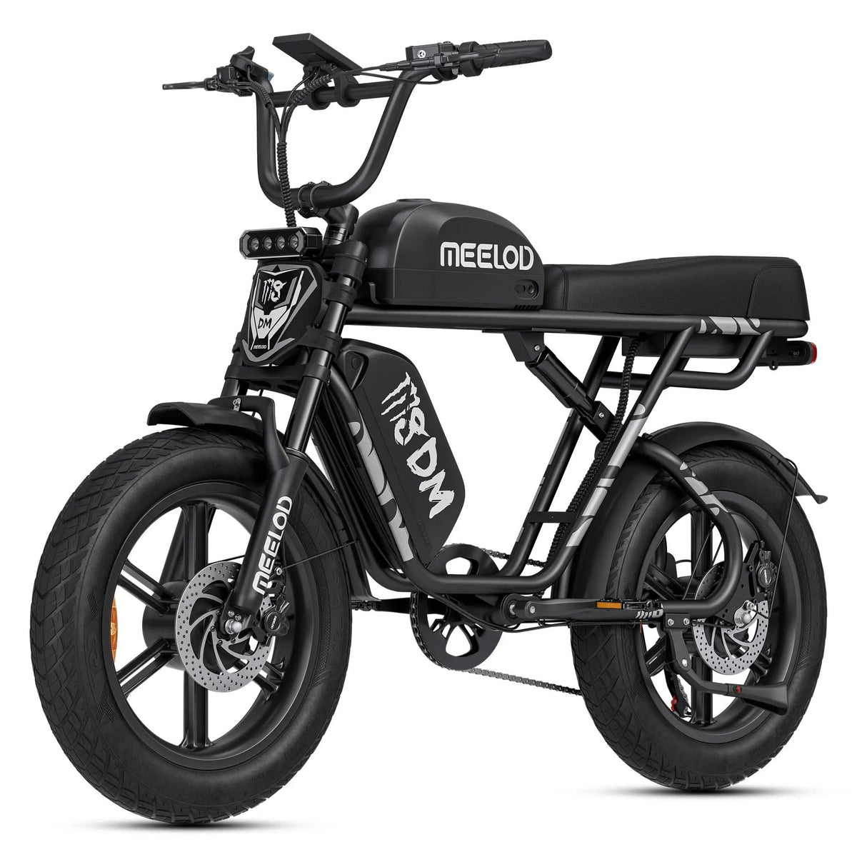 Meelod M8DM 2400W Dual Motor Dual Battery Fat Tire Ebike - ridemart