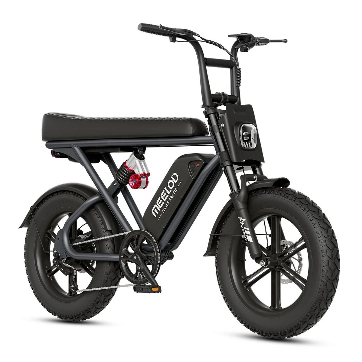 MEELOD T16 Moped Style Ebike – Bluetooth, RGB Lights & NFC Unlock - ridemart