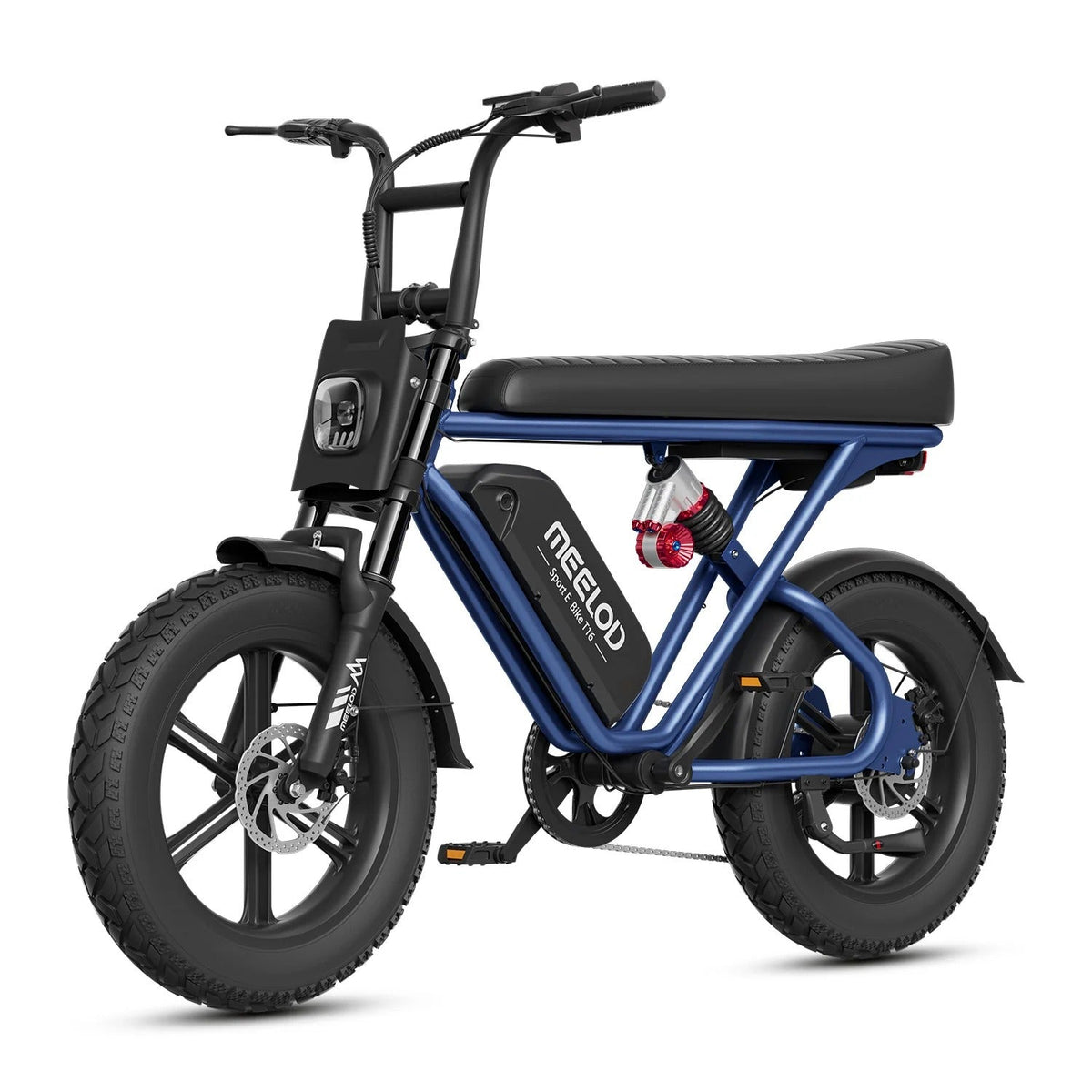 MEELOD T16 Moped Style Ebike – Bluetooth, RGB Lights & NFC Unlock - ridemart