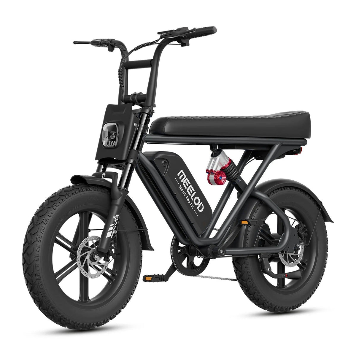 MEELOD T16 Moped Style Ebike – Bluetooth, RGB Lights & NFC Unlock - ridemart