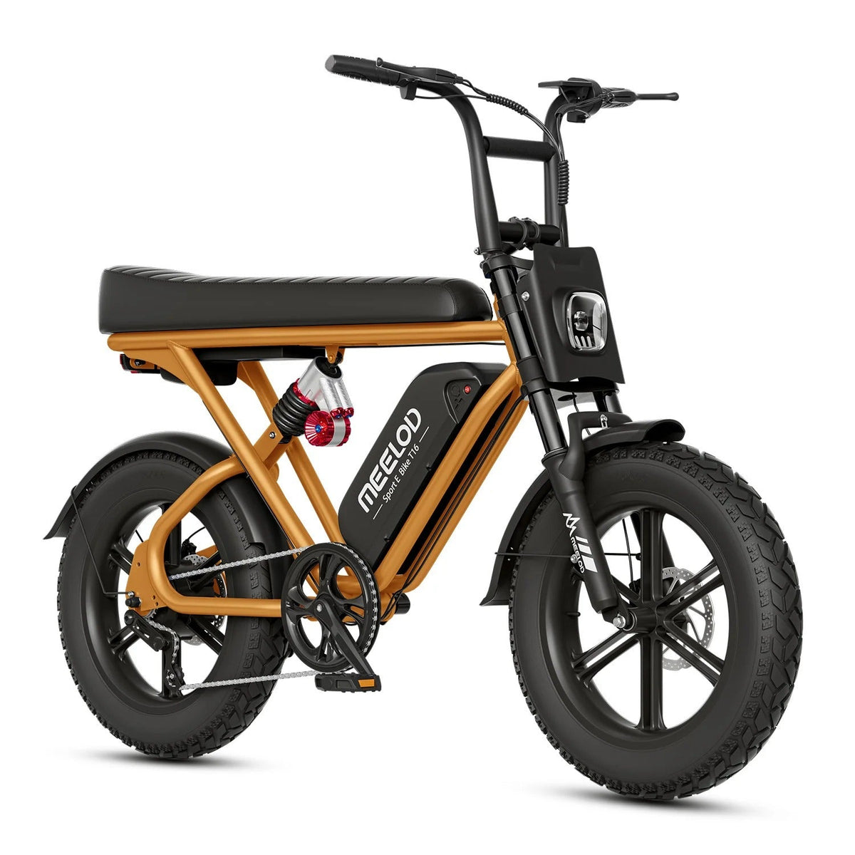 MEELOD T16 Moped Style Ebike – Bluetooth, RGB Lights & NFC Unlock - ridemart